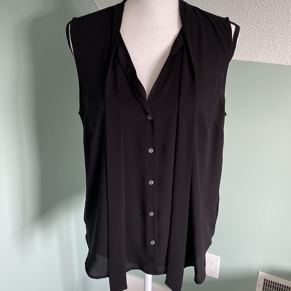 J. Crew Factory Sleeveless Tie-neck Top - Picture 2 of 7